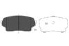 PARTS SUZUKI Гальмівні колодки передн.Grand Vitara 1.9d 2.0HDI 01- KAVO KBP8511 (фото 1)