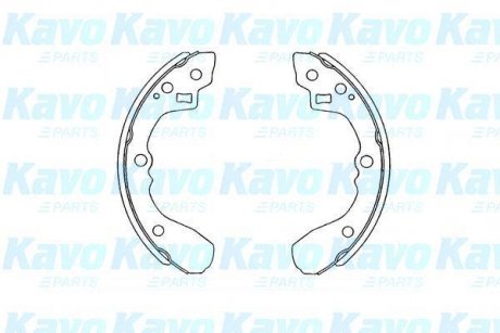 PARTS MAZDA Щеки гальмівні 626 1.6 83-12 /87 200X26 KAVO KBS-4407