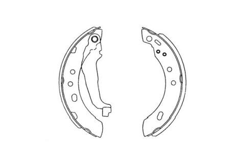 PARTS NISSAN щоки гальмівні Micra (K11E) 92-00 KAVO KBS7401