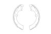 PARTS Щеки тормозные SUZUKI WAGON R+ (EM) 98-2000 KAVO KBS-8903 (фото 1)