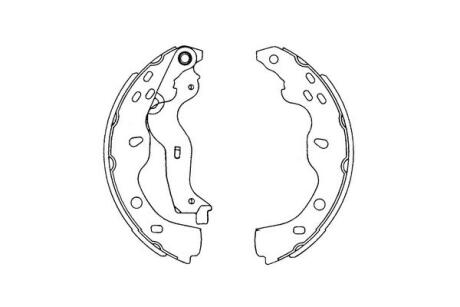 PARTS SUZUKI щоки гальм SX4 06- KAVO KBS8914