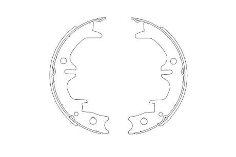 PARTS TOYOTA щоки гальмівні Camry -01 KAVO KBS9911