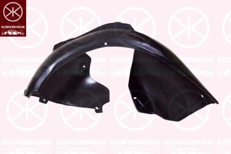 Підкрилок ниша колеса, пластик KLOKKERHOLM 0026386