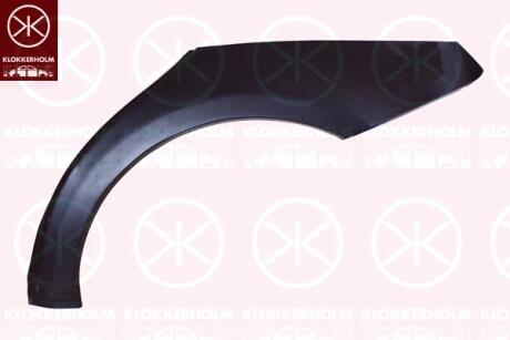 Боковина, 4-дверні., арка колеса KLOKKERHOLM 3506582