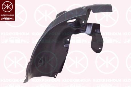 Підкрилок ниша колеса, пластик KLOKKERHOLM 6043386