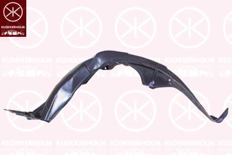 Підкрилок ниша колеса, пластик KLOKKERHOLM 8164386