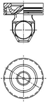 Поршень составной (D12C/D12D) KOLBENSCHMIDT 40338600