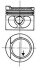 Поршень 1,6 -97 KOLBENSCHMIDT 93872620 (фото 1)