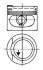 Поршень AUDI/VW 82.01 DS/DZ/ADZ/RH (KS) KOLBENSCHMIDT 93928630 (фото 1)