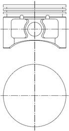 Поршень двигуна KOLBENSCHMIDT 94294611