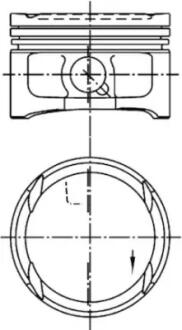Поршень, (76,51mm, STD) KOLBENSCHMIDT 99563600