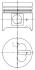 Поршень DW10 ATED 2,0HDi 99- KOLBENSCHMIDT 99879601 (фото 2)