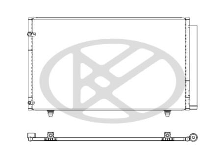 Радиатор кондиционера KOYORAD CD010888M