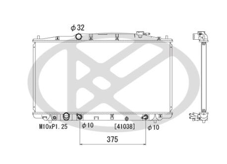 Радиатор системы охлаждения KOYORAD PL082138