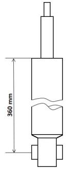 Амортизатор газомасляний KYB 3440038