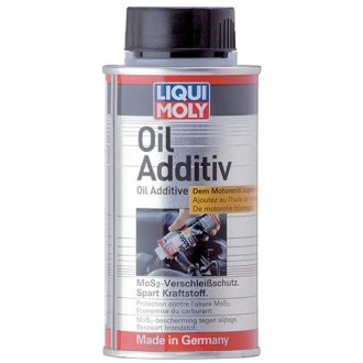 Присадка до моторної оливи з Mos2 Oil Additiv 0,125 л LIQUI MOLY 3901 (фото 1)