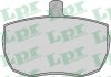 Колодки гальмівні передні дискові FORD TRANSIT 86-00, LAND ROVER DEFENDER 87-06 LPR 05P140 (фото 1)