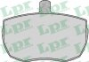 Колодки гальмівні передні дискові FORD TRANSIT 86-00, LAND ROVER DEFENDER 87-06 LPR 05P140 (фото 2)
