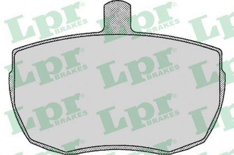 Колодки тормозные дисковые передние FORD TRANSIT 86-00, LAND ROVER DEFENDER 87-06 LPR 05P140 (фото 1)