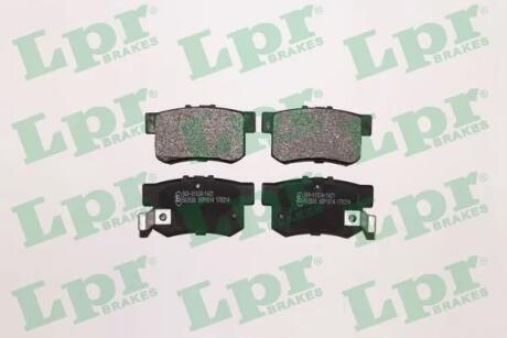 Тормозные колодки дисковые LPR 05P1014