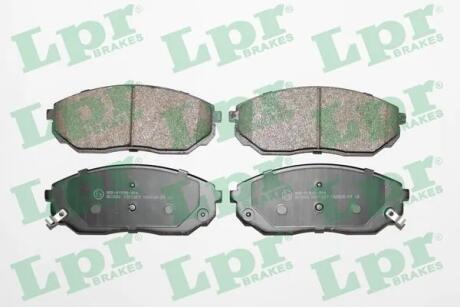 Тормозные колодки дисковые LPR 05P1207