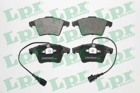 Колодки передние, VW Touareg 02-10 LPR 05P1285
