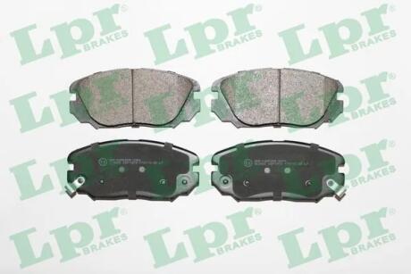 Тормозные колодки дисковые LPR 05P1409