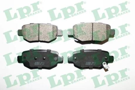 Колодки гальмівні дискові (комплект 4 шт) LPR 05P2011