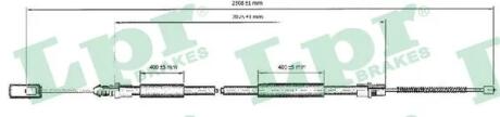 Трос ручного тормоза LPR C0211B
