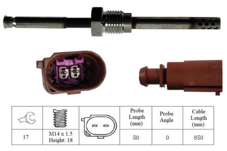 Датчик температуры выхлопных газов LUCAS ELECTRICAL LGS7155