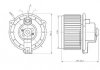 Вентилятор отопителя LAND CRUISER 100 4.2d / 4.7i (98-) LUZAR LFh 1950 (фото 1)