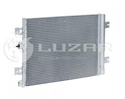 Радиатор кондиционера Logan 1.4/1.6 (08-) АКПП/МКПП с ресивером LUZAR LRAC 0961