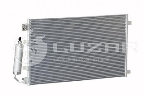 Радіатор кондиціонера Qashqai 2.0 (06-) АКПП,МКПП з ресивером LUZAR LRAC 1420