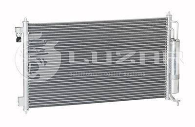 Радиатор кондиционера Micra 1.0/1.2/1.4 (02-) МКПП с ресивером LUZAR LRAC 14AX (фото 1)