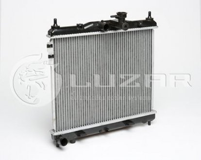 Радіатор охолодження Getz 1.1/1.3/1.4/1.6 (02-) МКПП 478*370*16 (алюм) LUZAR LRc HUGz02110 (фото 1)