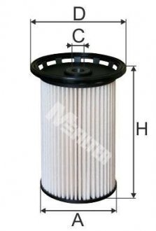 Фільтр паливний (змінний елемент) M-FILTER DE 3138