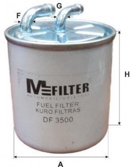 Фильтр топл. MB SPRINTER, VITO M-FILTER DF3500 (фото 1)