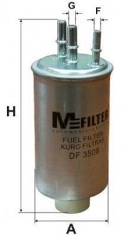 Фильтр топливный M-FILTER DF3508 (фото 1)