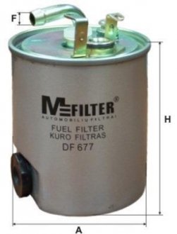 Фільтр паливний Sprinter/Vito (638) CDI (з підігрівом) M-FILTER DF677