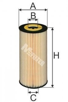 Фільтр оливний (фільтр-патрон) M-FILTER TE630