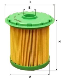 Фільтр паливний (змінний елемент) M-FILTER DE3105
