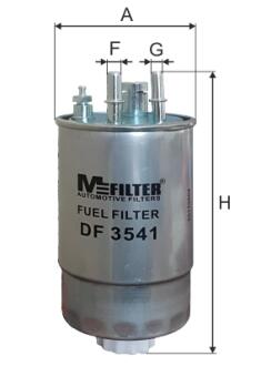 Фільтр паливний Doblo 1.9MJTD (77kW) 05>/Fiorino 1.3JTD 08- M-FILTER DF3541