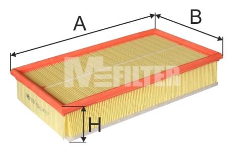 Фільтр повітряний T5 03- (з прослойкою) M-FILTER K 7241