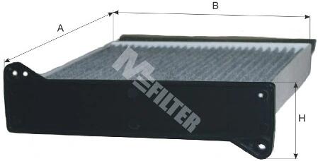 Фильтр салона угольный M-FILTER K9028C