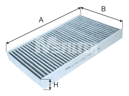 Фільтр салону вугільний M-FILTER K 929C