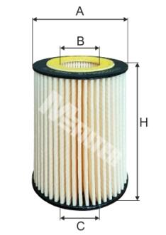 Фільтр оливний (фільтр-патрон) M-FILTER TE601