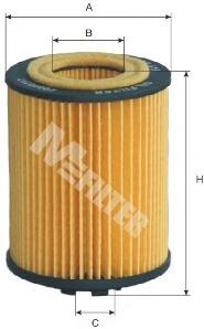 Фильтр масляный двигателя OPEL M-FILTER TE616