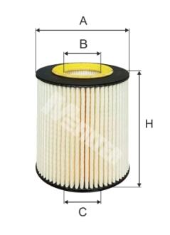 Фільтр оливний (фільтр-патрон) M-FILTER TE647