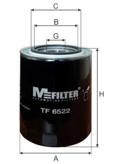Фильтр масла Pajero/Canter 2.8/3.2D M-FILTER TF 6522