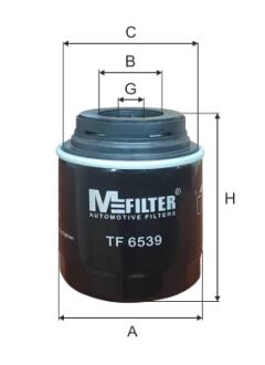 Фильтр масла Caddy 1.2TSI 10-/ VW/Skoda/Seat 1.4TSI M-FILTER TF 6539
